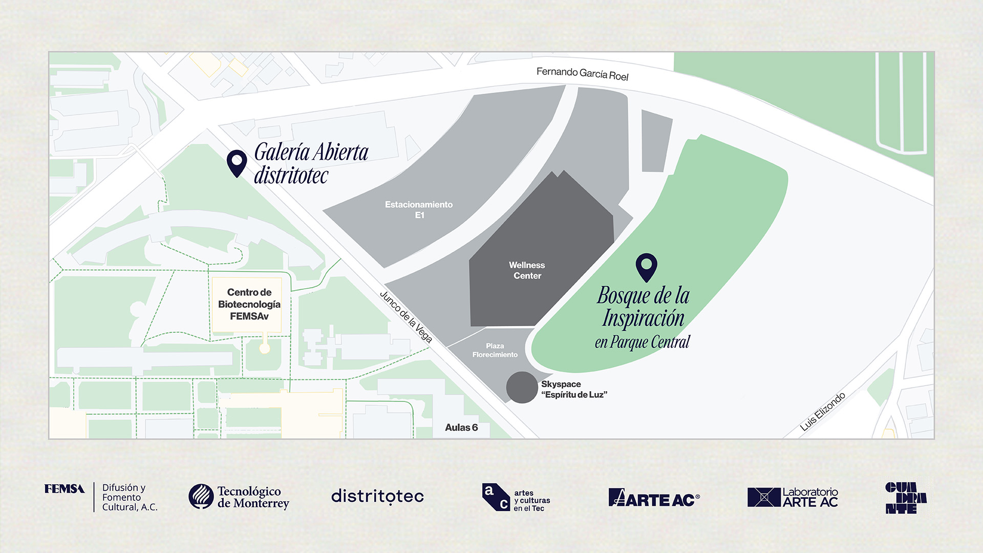 Mapeo astronómico y recorrido guiado | Cielo Abierto _ mapa