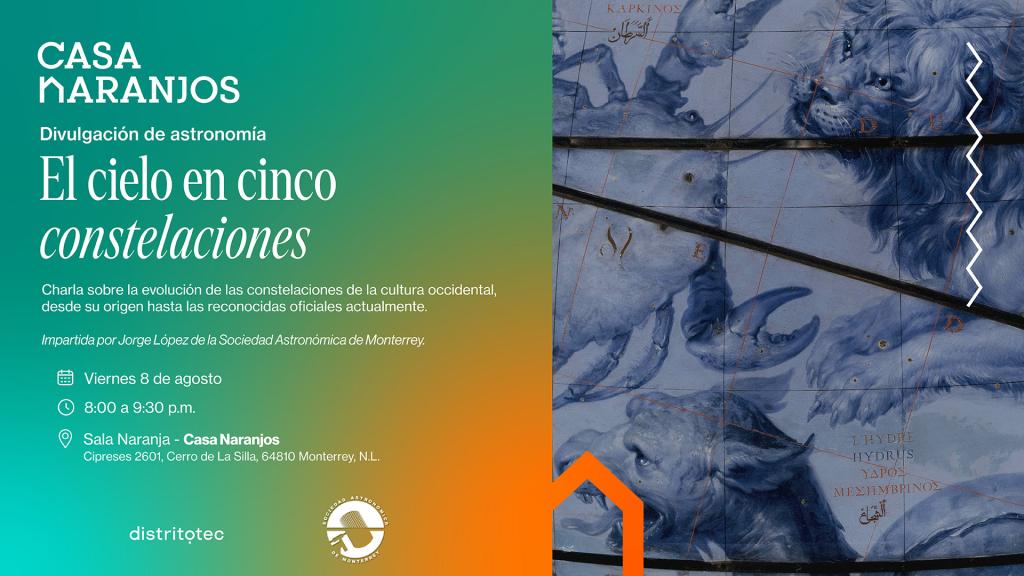Charla astronomía en Casa Naranjos 