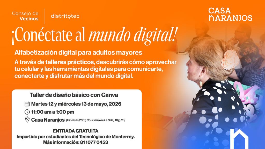 ¡Conéctate al mundo digital! | Taller de diseño básico con Canva