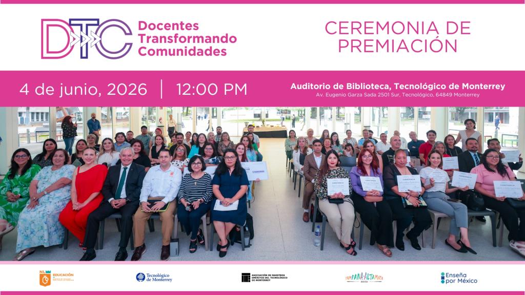 Ceremonia de Premiación de Docentes Transformando Comunidades